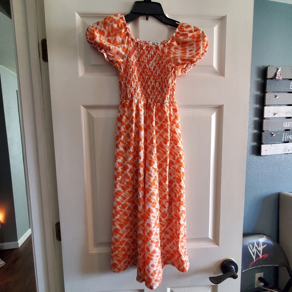 Speechless Girls Wide Leg Smocked Bodice Jumpsuit